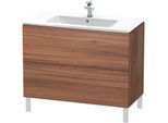 Duravit L-Cube Waschtisch-Unterschrank LC662707979 102 x 48,1 cm, nussbaum natur, 2 Auszüge, stehend