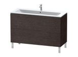 Duravit L-Cube Waschtisch-Unterschrank LC662807272 122 x 48,1 cm, eiche dunkel gebürstet, 2 Auszüge, stehend