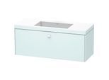 Duravit Brioso c-bonded Waschtisch mit Unterbau BR4603N0909, 120x48, Lichtblau Matt, ohne Hahnloch