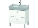 Duravit Brioso Waschtischunterbau BR443401818 684x459mm, Weiß Matt, 2 Auszüge