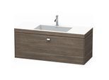 Duravit Brioso c-bonded Waschtisch mit Unterbau BR4603O1051, 120x48cm, Pine Terra/Chrom, 1 Hahnl.