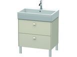 Duravit Brioso Waschtischunterbau BR443409191 684x459mm, Weiß Hochglanz, 2 Auszüge