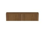 Ideal Standard Waschtisch-Unterschrank T4341Y5 ohne Ausschnitt, 2 Auszüge, 240 x 37 x 55 cm, Walnuss dunkel Furnier