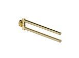 Herzbach Living Handtuchhalter 30.818500.1.03 zweiteilig, 340mm, Wandmontage, PVD gold