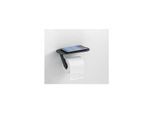 hansgrohe WallStoris Papierrollenhalter 27928670 230mm, mit Ablage, Wandmontage, Mattschwarz