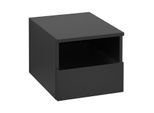 Villeroy & Boch Legato Anbauschrank B72600PD 40x34x50cm, links, Black Matt Lacquer