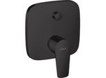 hansgrohe Talis E Fertigmontageset 71745670 Unterputz-Wannen-Einhebelmischer, mattschwarz