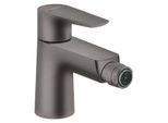 hansgrohe Talis E Bidet-Einhebelmischer 71720340 brushed black chrome, mit Ablaufgarnitur