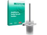 hansgrohe AddStoris WC-Bürstengarnitur 41752000 Wandmontage, Metall, Glas, chrom