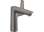 hansgrohe Talis E Waschtisch-Einhebelmischer 71754340 mit Ablaufgarnitur, Ausladung 141 mm, brushed black chrome