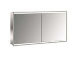Emco prime Unterputz-Lichtspiegelschrank 949706257 1300x730mm, 2-türig, aluminium/spiegel