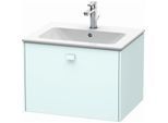 Duravit Brioso Waschtischunterbau BR400100909 620x479mm, Lichtblau Matt, 1 Auszug