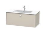 Duravit Brioso Waschtischunterbau BR400301091 1020x479mm, Taupe, 1 Auszug, griff Chrom
