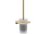 hansgrohe AddStoris WC-Bürstengarnitur 41752140 Wandmontage, Metall, Glas, brushed bronze