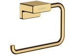 hansgrohe AddStoris Papierrollenhalter 41771990 ohne Deckel, Wandmontage, Metall, polished gold optic