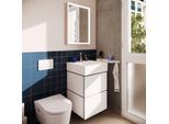 hansgrohe Xilesa E Waschtischunterschrank 54250700 480x470mm, 2 Schubkästen, mattweiß