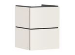 hansgrohe Xilesa E Waschtischunterschrank 54291780 480x470mm, 2 Schubkästen PushOpen, sandbeige matt