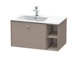 Duravit Brioso Waschtischunterbau BR401204343 820x479mm, Basalt Matt, Regal links