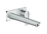 hansgrohe Talis E Waschtischarmatur 71734000 chrom, Unterputz Wandarmatur, Ausladung 225 mm