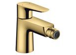 hansgrohe Talis E Bidet-Einhebelmischer 71720990 polished gold optic, mit Ablaufgarnitur