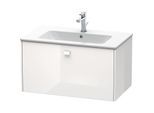 Duravit Brioso Waschtischunterschrank BR400202222 820x479mm, Weiß Hochglanz, 1 Auszug