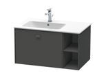 Duravit Brioso Waschtischunterbau BR401204949 820x479mm, Graphit Matt, Regal links