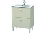 Duravit Brioso Waschtischunterbau BR440609191 620x389mm, Taupe, 2 Auszüge
