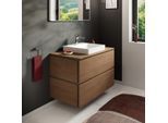 hansgrohe Xilesa E Waschtischunterschrank 54301550 2 Schubkästen ohne PushOpen, 980 x 550 mm, Eiche Kaschmir