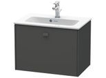 Duravit Brioso Waschtischunterbau BR401004949 620x389mm, Graphit Matt, 1 Auszug