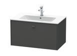 Duravit Brioso Waschtischunterbau BR400204949 820x479mm, Graphit Matt, 1 Auszug