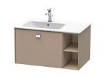 Duravit Brioso Waschtischunterbau BR401201075 820x479mm, Leinen, Regal links, Griff Chrom