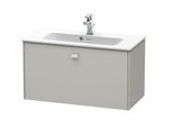 Duravit Brioso Waschtischunterbau BR401100707 820x389mm, Betongrau Matt, 1 Auszug