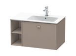 Duravit Brioso Waschtischunterbau BR401404343 820x479mm, Basalt Matt, Regal rechts