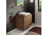 hansgrohe Xilesa E Waschtischunterschrank 54299550 2 Schubkästen ohne PushOpen, 780 x 550 mm, Eiche Kaschmir