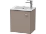 Duravit Brioso Waschtischunterbau BR4000L4343 420x442x289mm, Basalt Matt, Tür links