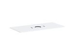 hansgrohe Xilesa E Konsole 54277700 Ausschnitt mittig, ohne Hahnloch, 1180 x 550 mm, mattweiß