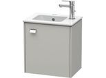 Duravit Brioso Waschtischunterbau BR4000R1007 420x442x289mm, Betongrau Matt, Tür r., Griff Chrom
