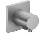 Keuco Ixmo Fertigmontageset 59556171102 Unterputz-2-Wege-Umstellventil, Schlauchanschluss, Griff Comfort, eckig, Aluminium-finish