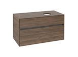 Villeroy und Boch Collaro Waschtischunterschrank C04000VH 100 x 54,8 x 50 cm, Waschtisch rechts, Arizona Oak
