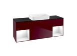Villeroy und Boch Finion Waschtischunterschrank G742GFHB 160x60,3x50,1cm, Regale Glossy white lacquer, Peony Matt