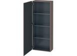 Duravit L-Cube Halbhochschrank LC1169L4343 50x24,3x132cm, Tür links, basalt matt