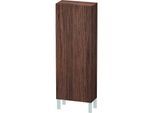 Duravit L-Cube Halbhochschrank LC1169L2121 50x24,3x132cm, Tür links, nussbaum dunkel