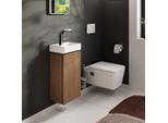 hansgrohe Xilesa E Waschtischunterschrank 54243550 340x240mm, für Handwaschbecken, Türanschlag links, Eiche Kaschmir