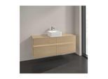 Villeroy und Boch Collaro Waschtischunterschrank C04500VJ 140 x 54,8 x 50 cm, Waschtisch mittig, Nordic Oak