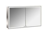 Emco prime Unterputz-Lichtspiegelschrank 949706294 1200x730mm, 2-türig, aluminium/spiegel