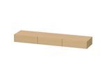 Duravit DuraStyle Schubkastenablage DS827303030 180 x 44 cm, 3 Schubkästen, Eiche natur, mit Konsolenträger