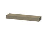 Duravit DuraStyle Schubkastenablage DS827303535 180 x 44 cm, 3 Schubkästen, Eiche terra, mit Konsolenträger