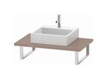 Duravit L-Cube Konsole LC106C08686 Stärke 3 cm, cappuccino hochglanz, für Aufsatzbecken, variabel