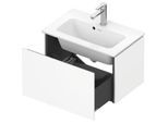 Duravit L-Cube Waschtisch-Unterschrank LC615601818 62 x 39,1 cm, weiß matt, 1 Auszug, wandhängend