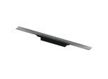 TECE drainprofile Duschrinne 670811 800 mm, Polished Black Chrome / Chrom schwarz glänzend, Breite 55mm, PVD